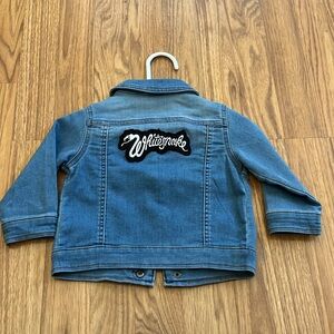 Whitesnake Jean Jacket upcycled size 12 month 12M